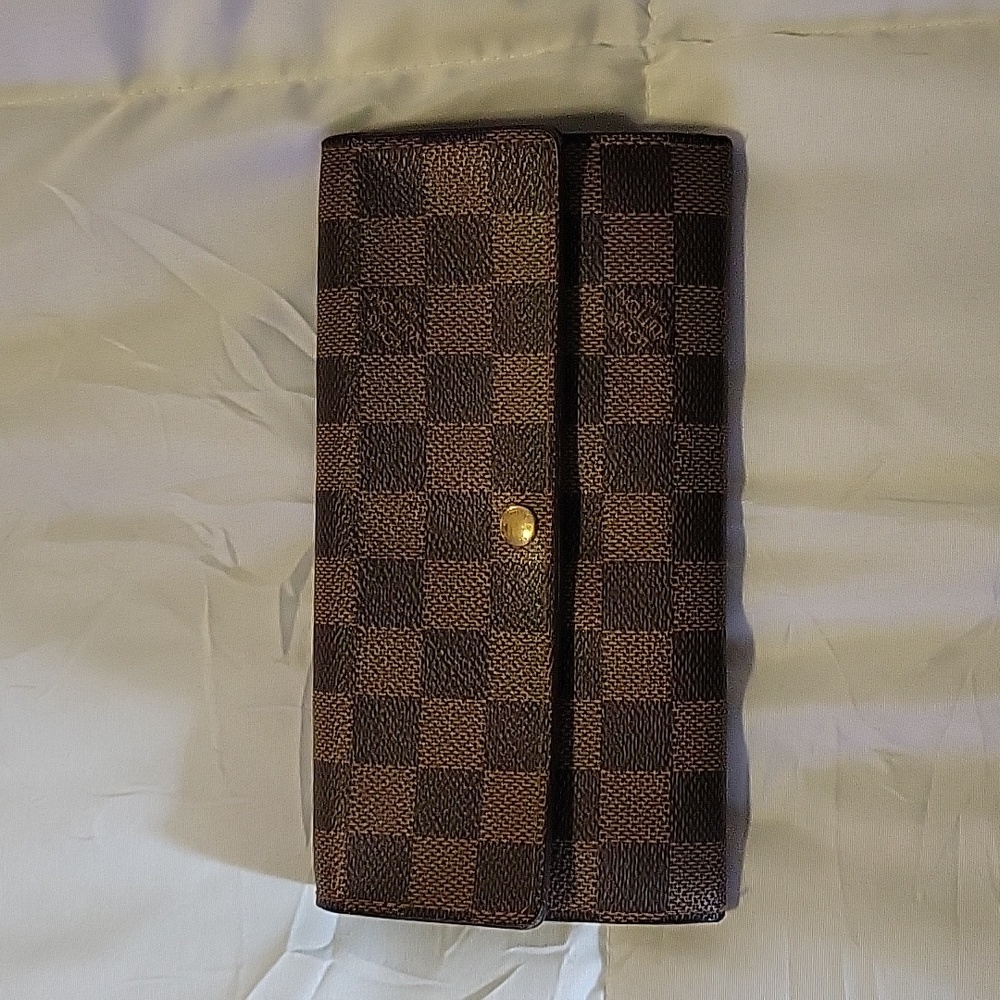 Louis Vuitton Wallet Long Porte Feuille Sarah Brown Damier